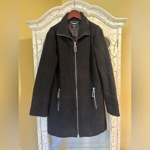 Mango black coat
